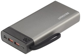 VOLTCRAFT PB-20-PD3.0 Powerbank 20000 mAh Power Delivery 3.0 LiPo Szürke-fekete állapotjelző