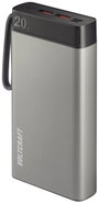 VOLTCRAFT PB-20-PD3.0 Powerbank 20000 mAh Power Delivery 3.0 LiPo Szürke-fekete állapotjelző 2. bélyegkép