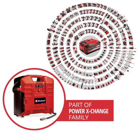 Einhell 4020440 Kompresszor Power X-Change TE-AC 36/8 Li OF 8 bar 2. kép