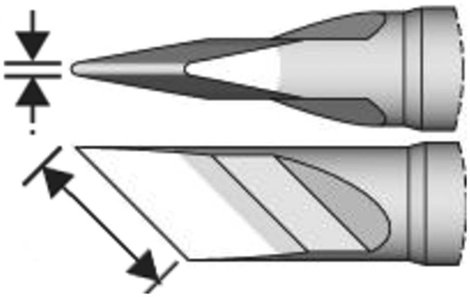 JBC Tools C210018 Forrasztóhegy Különleges forma, penge alakú Hegy méret 0.3 mm Tartalom, tartalmi e