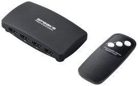 SpeaKa Professional SP-HDS-200 3 port HDMI switch Távirányítóval 7680 x 4320 pixel