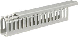 Sygonix SY-5045596 Kábelvezető csatorna (H x Sz x Ma) 2000 x 25 x 45 mm 1 db Szürke