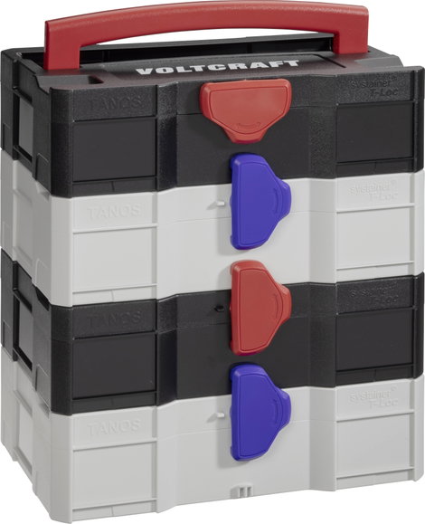 VOLTCRAFT MINI-systainer T-Loc I VC-12414065 Mérőműszer koffer ABS műanyag (Sz x Ma x Mé) 265 x 71 x 7. kép