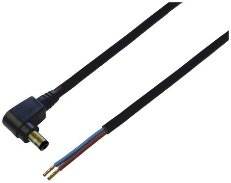 BKL Electronic 075911 DC összekötő DC üreges dugó - Érvéghüvelyek 2.5 mm 1.5 m 1 db önálló