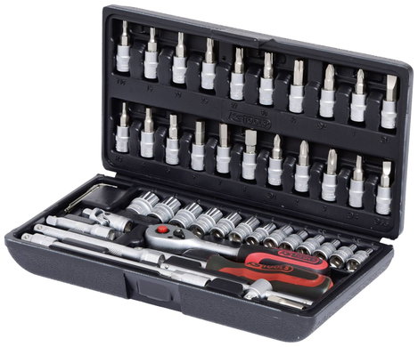 KS Tools 911.0646 Dugókulcs készlet 46 részes 911.0646