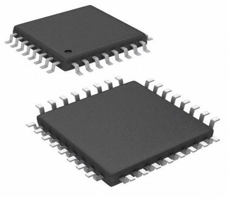 ATMEL® AVR-RISC mikrokontroller, TQFP-32, 20 MHz, flash: 16 kB, RAM: 512 Byte, Atmel ATMEGA168-20AU