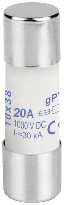 Weidmüller 2827980000 FUSE 10X38 20A 1000 VDC GPV S Üvegcsöves biztosíték 20 A Tartalom 1 db