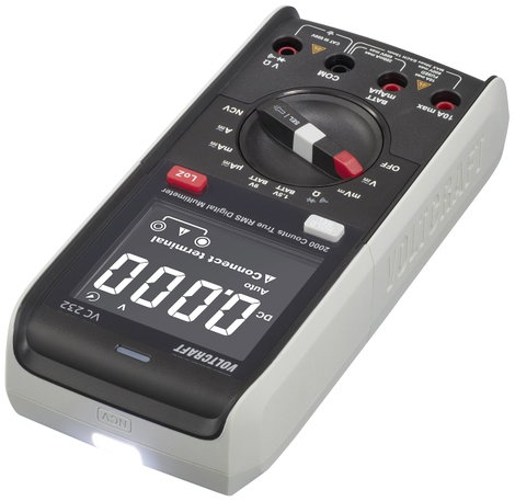 Digitális kézi multiméter CAT III 600 V, 2000 digit, Voltcraft VC232 4. kép