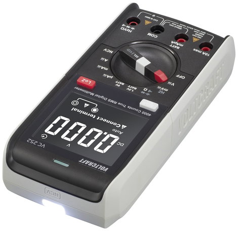 Digitális kézi multiméter CAT III 600 V, 4000 digit, Voltcraft VC252 4. kép