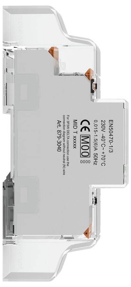 WAGO 879-3040 Háromfázisú fogyasztásmérő MID konform: Igen 1 db 2. kép