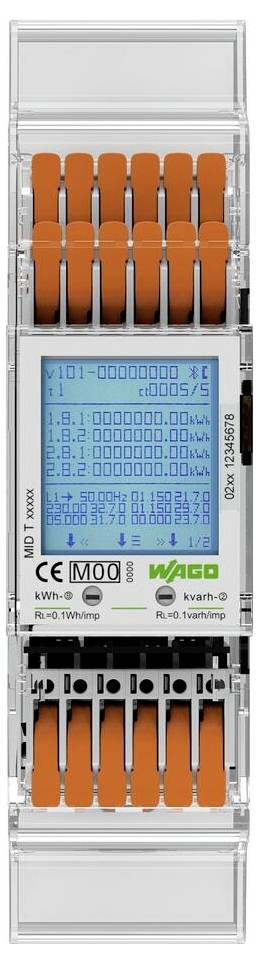 WAGO 879-3040 Háromfázisú fogyasztásmérő MID konform: Igen 1 db 3. kép