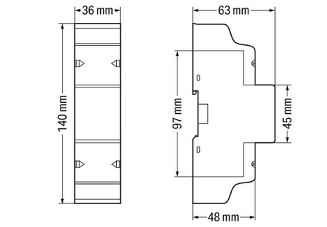 WAGO 879-3040 Háromfázisú fogyasztásmérő MID konform: Igen 1 db 6. kép