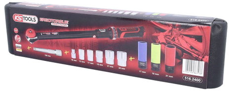 KS Tools ERGOTORQUE®precision 516.2400 Nyomatékkulcs készlet Racsnival 1/2 (12.5 mm) 20 - 200 Nm 5. kép