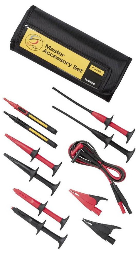 Digitális kézi multiméterkészlet, CAT III 600 V, Fluke FLK115/TLK-225-1 3. kép
