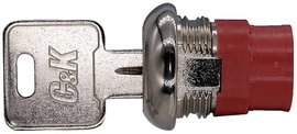 C & K Switches Kulcsos kapcsoló 125 V 4 A 2 x BE/BE/BE/BE 1 db