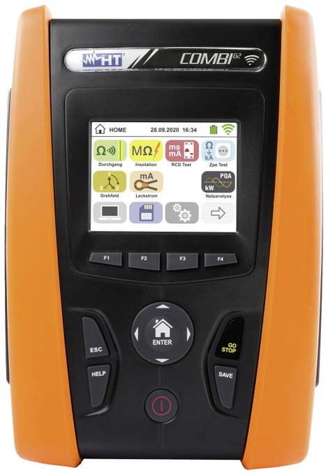HT Instruments COMBI G2 Telepítés teszter, VDE vizsgáló készülék VDE szabvány 0413, 0100