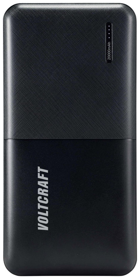 VOLTCRAFT PB-19C-M Powerbank 20000 mAh Power Delivery, Quick Charge LiPo Fekete 3. kép
