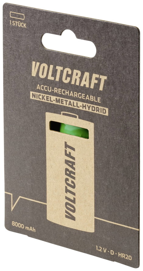 VOLTCRAFT HR20 Góliátakku NiMH 8000 mAh 1.2 V 1 db 2. kép