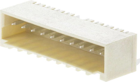Molex Beépíthető stift sor (standard) Pólusok száma 6 Raszterméret: 1.5 mm 874380643-1000 1000 db Ta