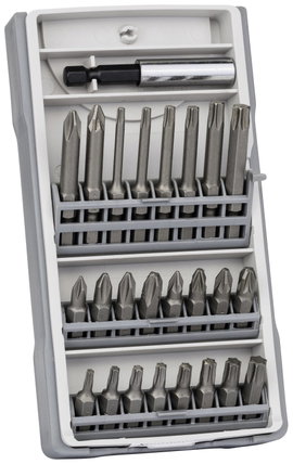 Bosch Accessories X-Pro 2607017037 Bit készlet 25 részes Kereszthornyú Phillips, Kereszthornyú Pozid