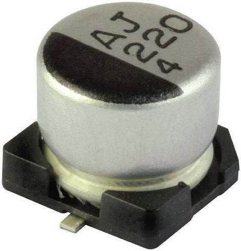 Kemet Elektrolit kondenzátor 0.1 µF 50 V (Ø x Ma) 4 mm x 5.4 mm 1 db 2. kép