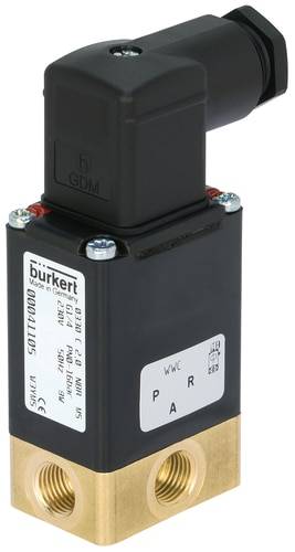 Bürkert Közvetlen vezérlésű szelep 41107 0330 24 V/DC G 1/4 hüvely Névleges távolság 3 mm 1 db