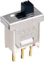 C & K Switches Tolókapcsoló 120 V 3 A 1 x BE/BE 1 db ömlesztett