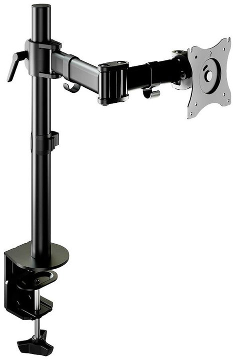 Neomounts NM-D135BLACK 1 részes Monitor asztali tartó 25,4 cm (10) - 76,2 cm (30) Dönthető, Csuklóva 3. kép