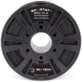 3D Xtech PLA2010750BK0 3DXSTAT Conductive ESD 3D nyomtatószál PLA műanyag közel szagtalan, ütésálló 