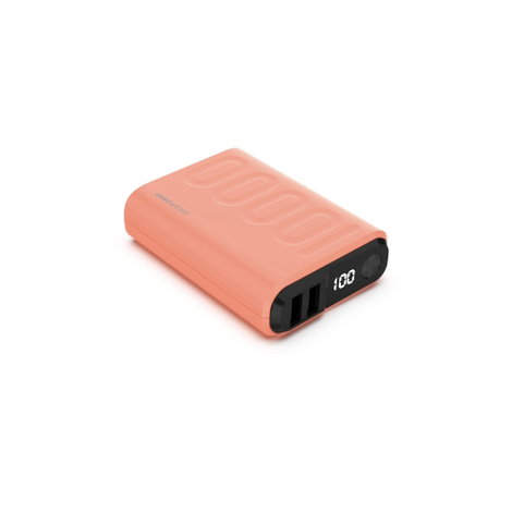 RealPower PB-10000 Power Pack Powerbank 10000 mAh Lítiumion USB, USB-C® Narancs 2. kép