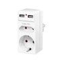 LogiLink PA0276 Csatlakozódoboz USB töltőkimenettel, Gyermekvédelem, Túlfeszültség elleni védelem IP bélyegkép