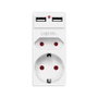 LogiLink PA0276 Csatlakozódoboz USB töltőkimenettel, Gyermekvédelem, Túlfeszültség elleni védelem IP 2. bélyegkép