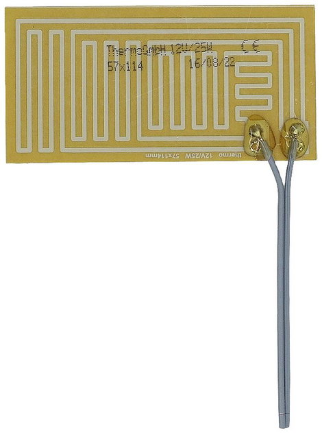 Thermo TECH Poliészter Fűtőfólia 12 V 25 W (H x Sz) 114 mm x 57 mm
