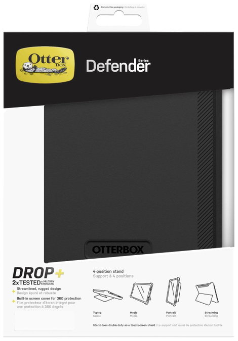 Otterbox Defender Tablet tok Apple iPad 10.9 (10. Gen., 2022) 27,7 cm (10,9) Backcover Fekete 11. kép