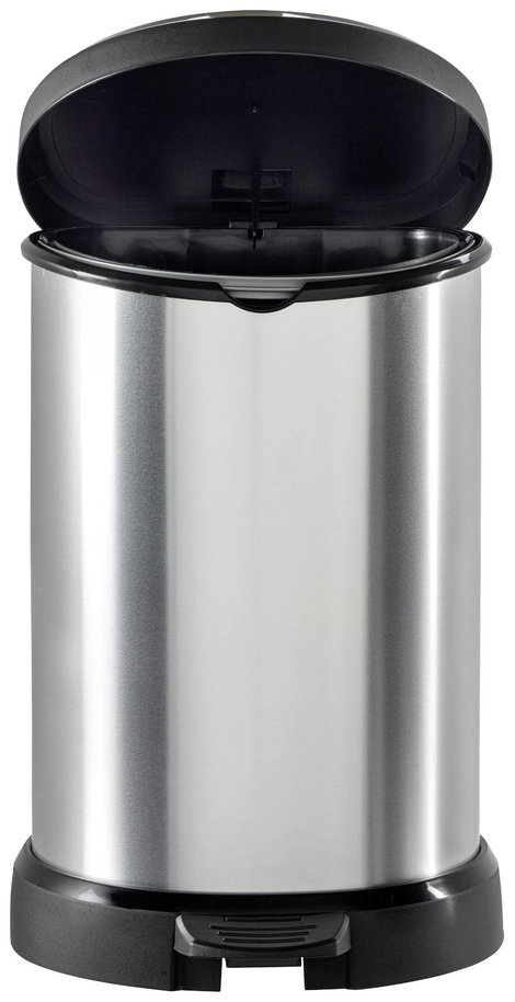 Curver DECO Bin 240568 Szemeteskuka 15 l (Sz x Ma x Mé) 303 x 448 x 268 mm Ezüst, Fekete 1 db 2. kép