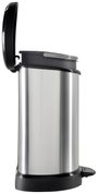 Curver DECO Bin 240568 Szemeteskuka 15 l (Sz x Ma x Mé) 303 x 448 x 268 mm Ezüst, Fekete 1 db 3. bélyegkép