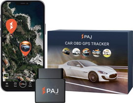 PAJ GPS CAR OBD 4G 2.0 GPS adatgyűjtő Járműkövetés Fekete