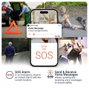 PAJ GPS EASY FINDER 4G GPS adatgyűjtő Személykövetés, Multifunkciós követés, Poggyász nyomkövetőrend 4. bélyegkép