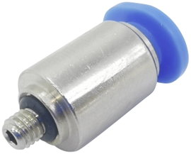 TRU COMPONENTS Egyenes összekötő POC4-M3C Cső átmérő: 4 mm Menet méret: M3 x 0.50 1 db
