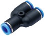 TRU COMPONENTS Y összekötő PW10-8 Cső átmérő: 10 mm, 8 mm 1 db bélyegkép