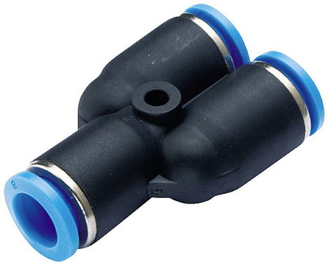 TRU COMPONENTS Y összekötő PY4 Cső átmérő: 4 mm 1 db