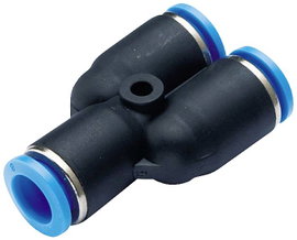 TRU COMPONENTS Y összekötő PY6 Cső átmérő: 6 mm 1 db