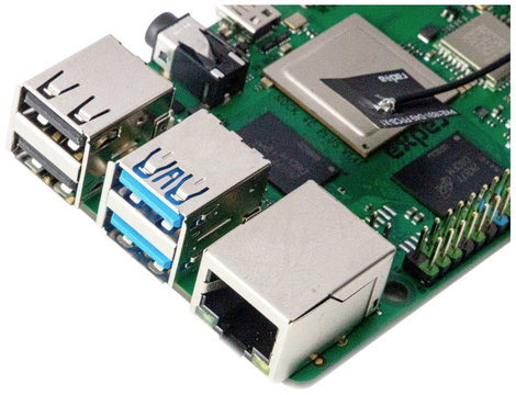 Radxa Starter Kit Rock 4 C+ 4 GB 6 x Tápegységgel, HDMI™ kábellel, Házzal 10. kép