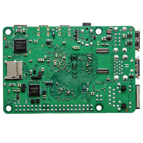 Radxa Starter Kit Rock 4 C+ 4 GB 6 x Tápegységgel, HDMI™ kábellel, Házzal 11. kép