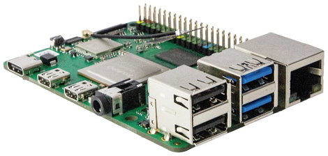 Radxa Starter Kit Rock 4 C+ 4 GB 6 x Tápegységgel, HDMI™ kábellel, Házzal 6. kép