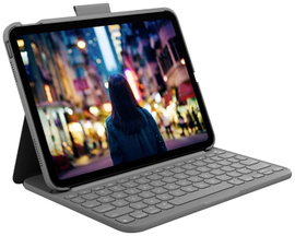 Logitech Slim Folio Tablet tok Apple iPad 10.9 (10. Gen., 2022) 27,7 cm (10,9) Book Cover Fekete