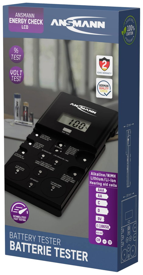 Ansmann Elemteszter Energy Check LCD 1900-0100 6. kép