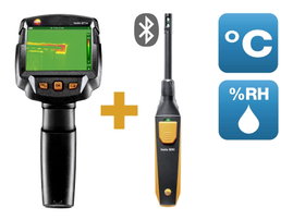 testo 871s Baudiagnose-Set Hőkamera -30 - +650 °C 240 x 180 Pixel 9 Hz