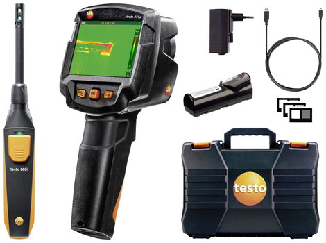 testo 871s Baudiagnose-Set Hőkamera -30 - +650 °C 240 x 180 Pixel 9 Hz 5. kép