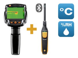 testo 872s Baudiagnose-Set Hőkamera -30 - +650 °C 240 x 180 Pixel 9 Hz